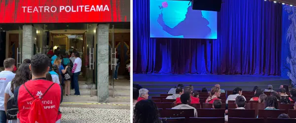 Voluntários MAPFRE no Teatro