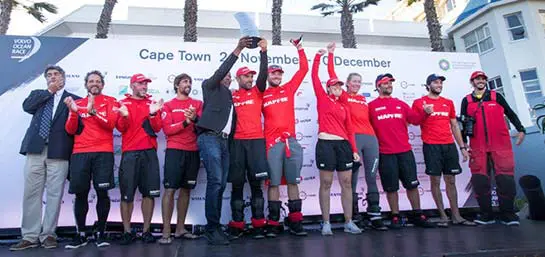 Barco MAPFRE vence 2.ª etapa e é líder da Volvo Ocean Race