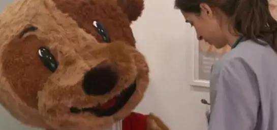 A mascote MAPFRE não teve medo de levar a vacina