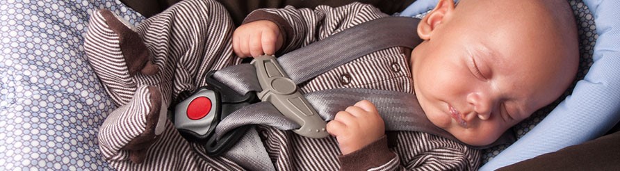 viajar de carro com um bebé prematuro